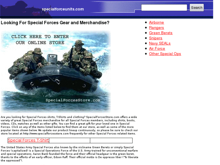 www.specialforceunits.com