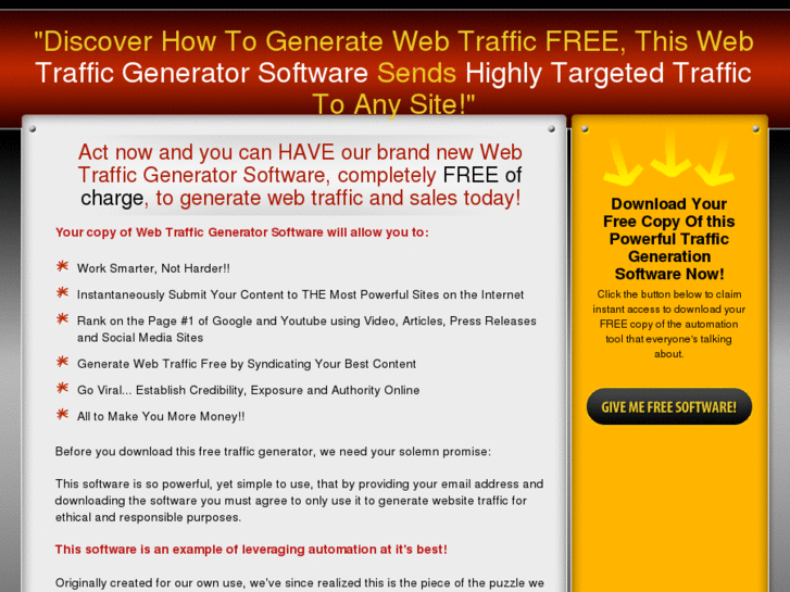 www.trafficgeneratorsoftware.com