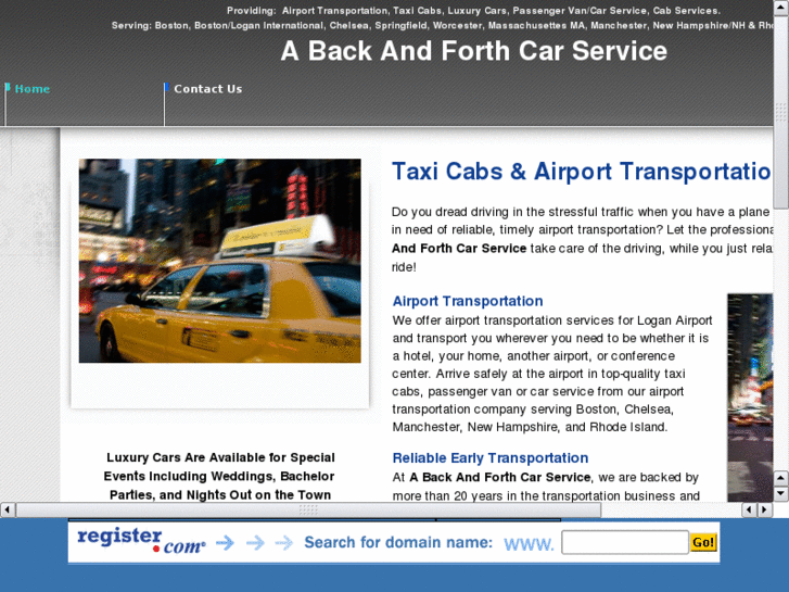www.backandforthshuttle.com