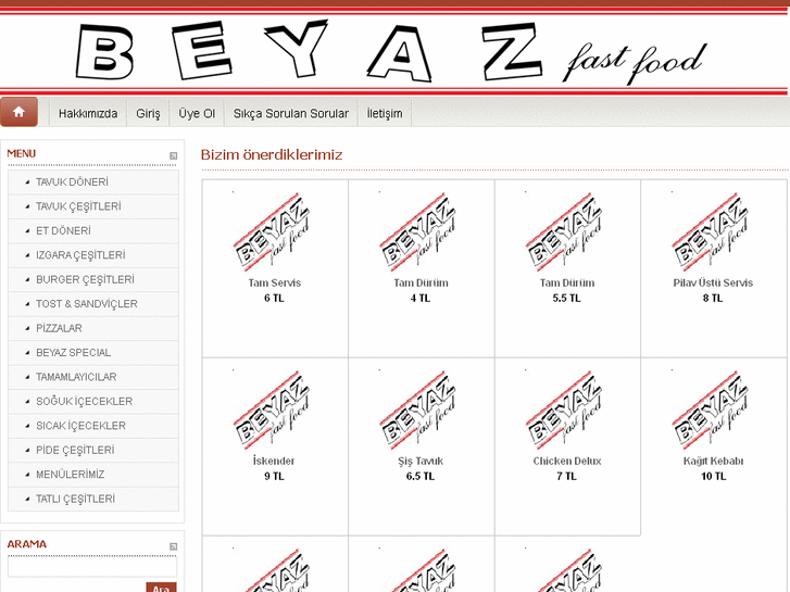 www.beyazfastfood.com