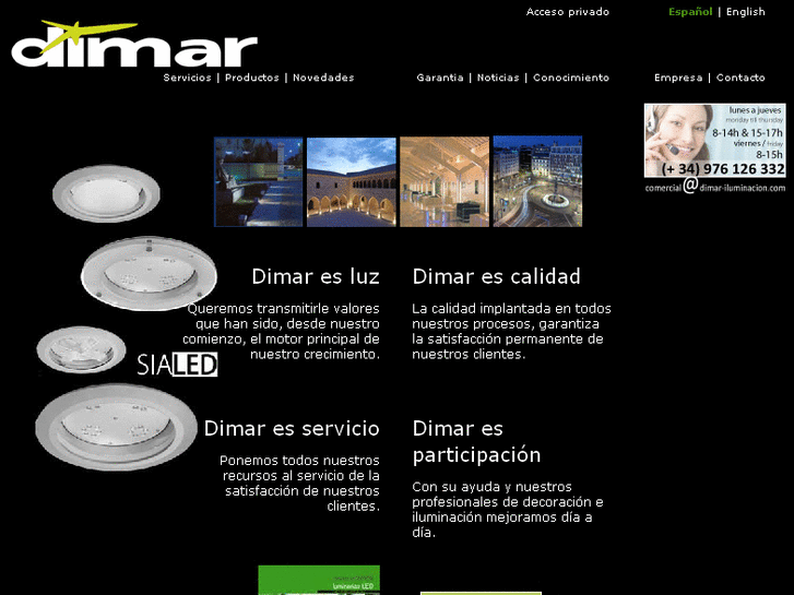 www.dimar-iluminacion.com