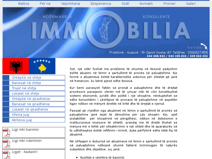 www.immobilia-kosova.com