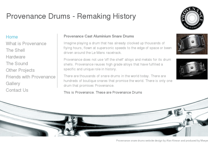 www.provenancedrums.com