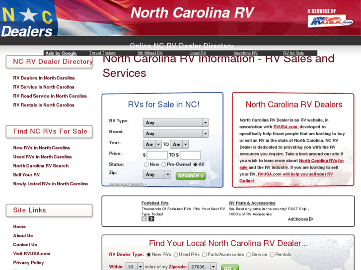 www.rvdealersinnorthcarolina.com