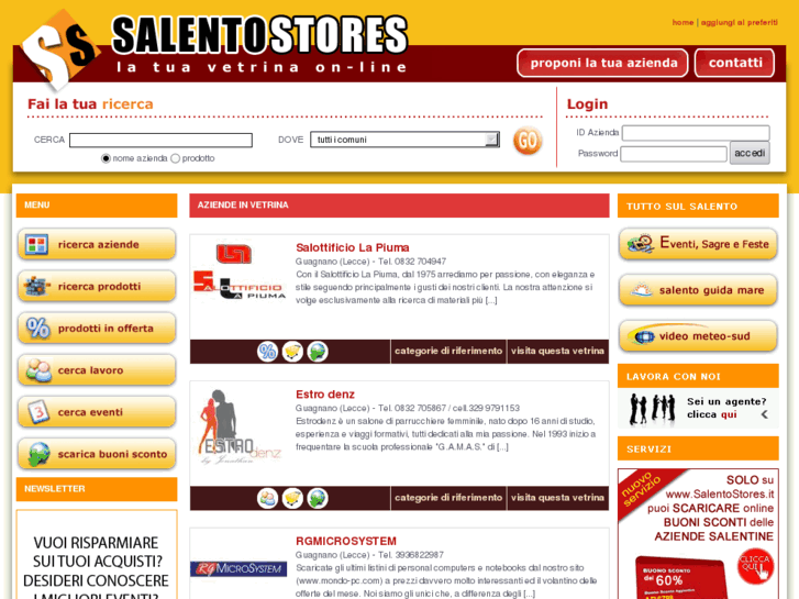 www.salentostores.net