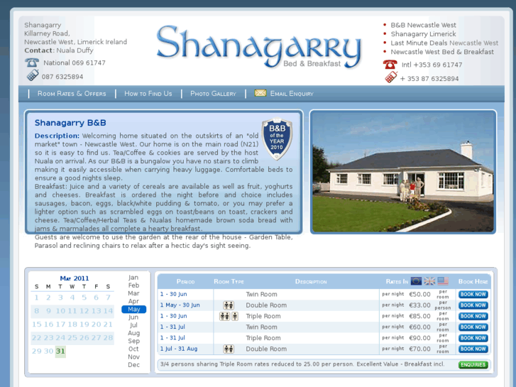 www.shanagarrybnb.com