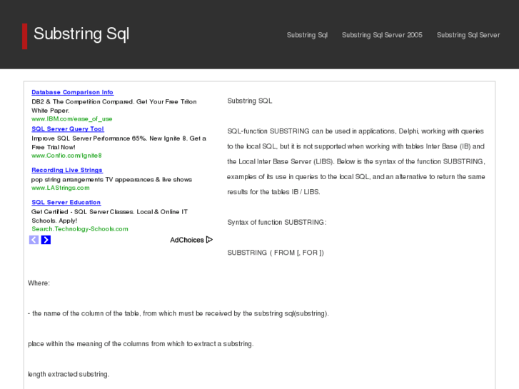 www.substringsql.com