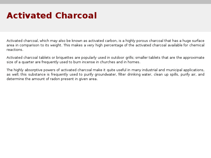 www.activatedcharcoal.net