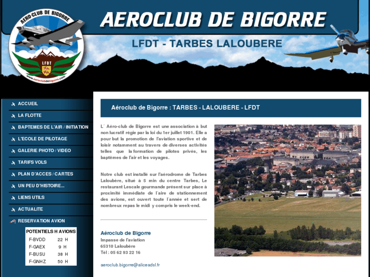 www.aeroclubdebigorre.com