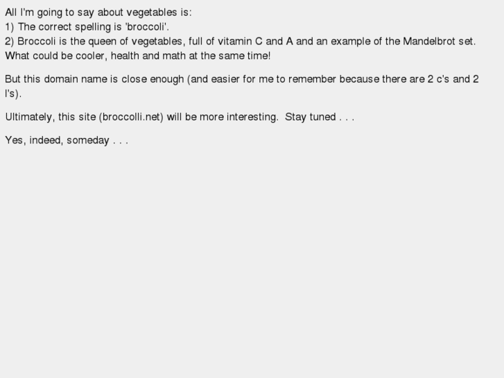 www.broccolli.net