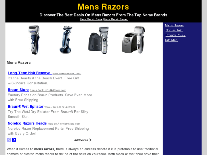 www.mensrazors.org