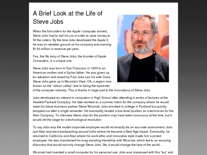 www.steve-jobs.net