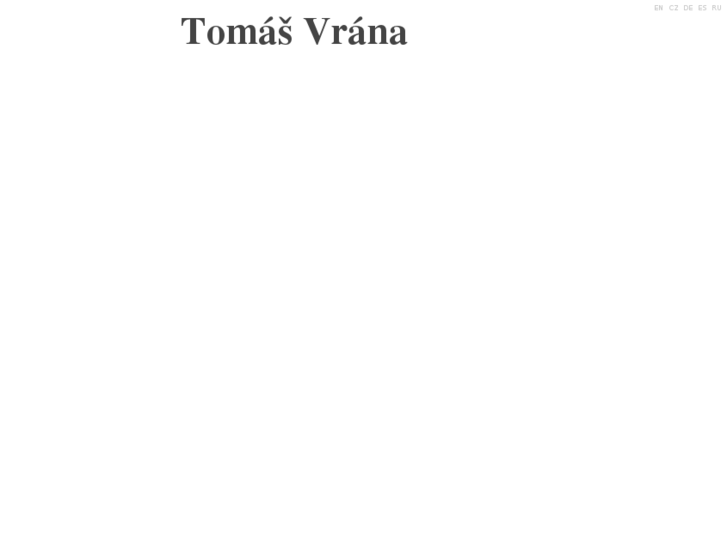 www.tomasvrana.com