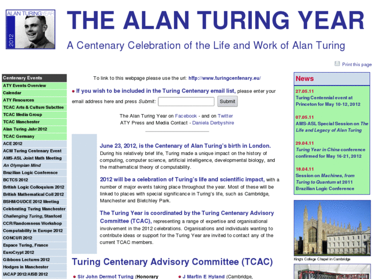 www.turingcentenary.eu