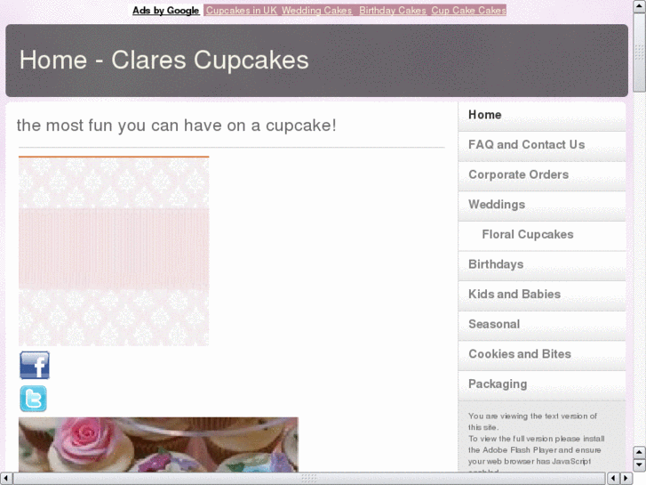 www.claresbakeshop.com