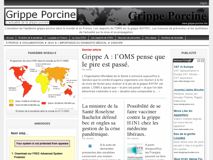 www.grippe-porcine.info