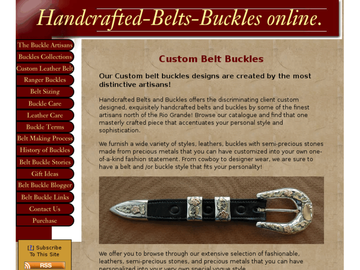 www.handcrafted-belts-buckles.com