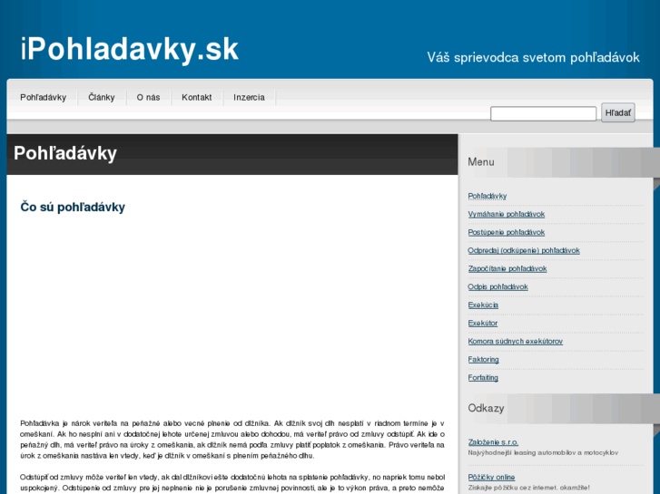 www.ipohladavky.sk