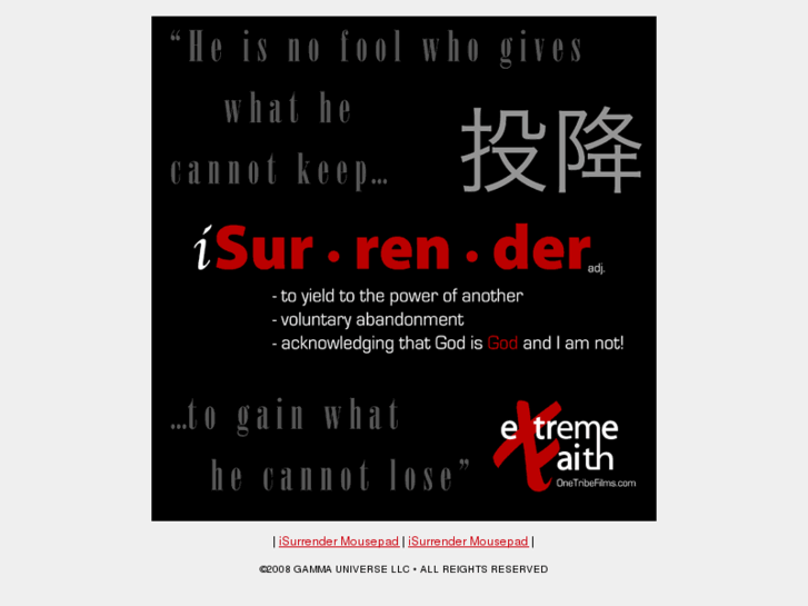 www.isurrender.org