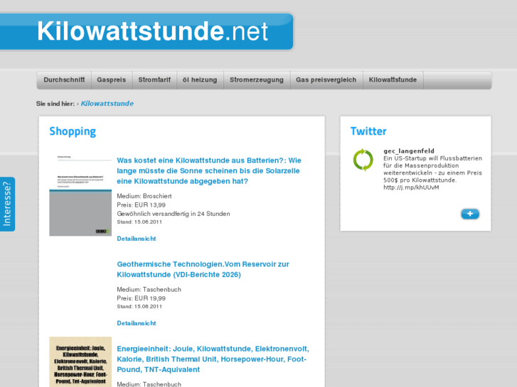 www.kilowattstunde.net