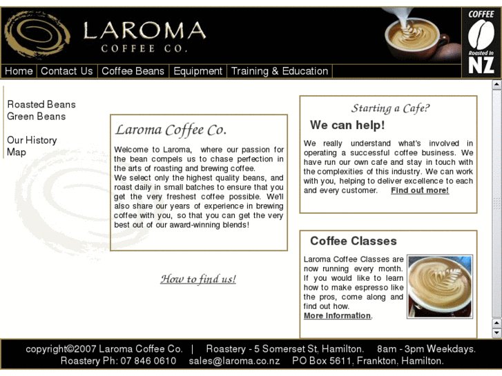 www.laroma.co.nz