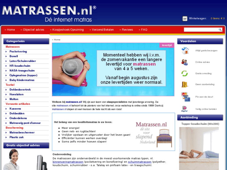 www.matrassen.nl