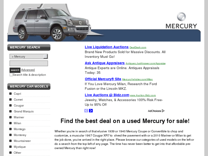 www.mercuryonlineauctions.com