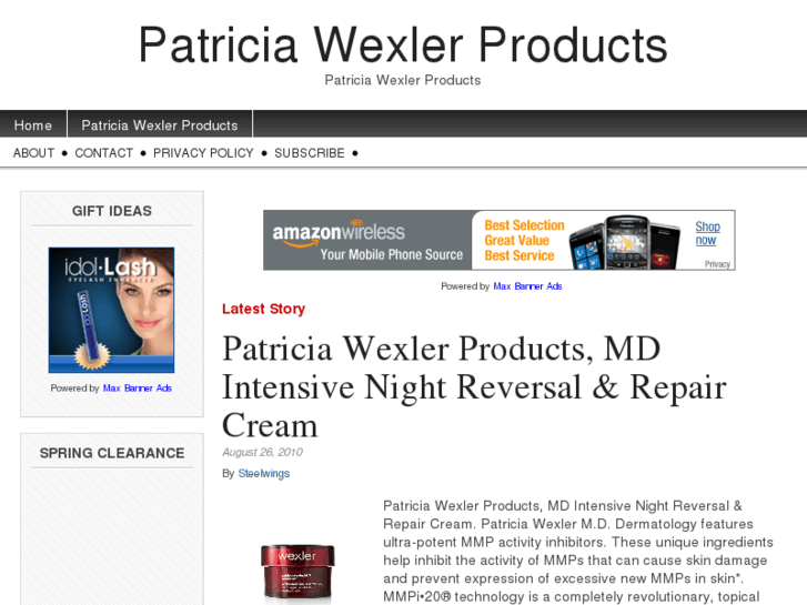 www.patriciawexlerproducts.com