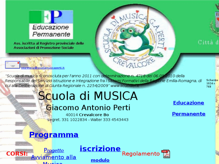 www.scuolamusicaperti.it