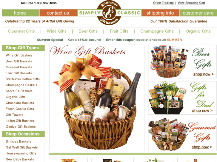 www.simplyclassicgiftbaskets.com