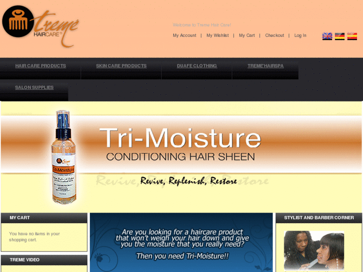 www.tremehaircare.com