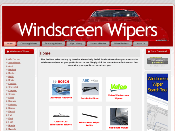 www.windscreenwipers.org.uk