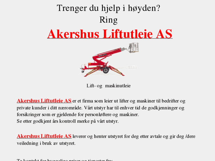 www.akershusliftutleie.com