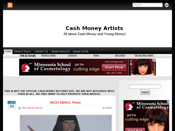 www.cashmoneyartists.com