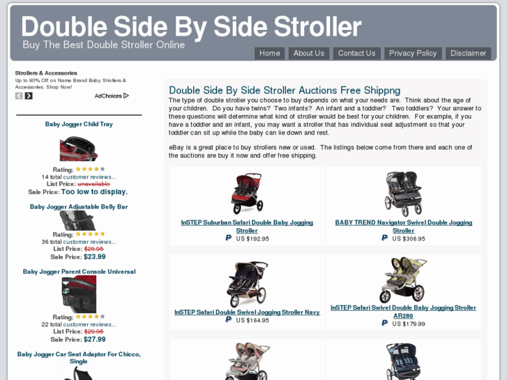 www.doublesidebysidestroller.net