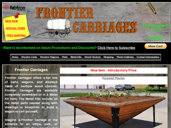 www.frontiercarriages.com