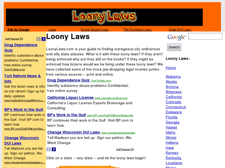 www.loonylaws.com