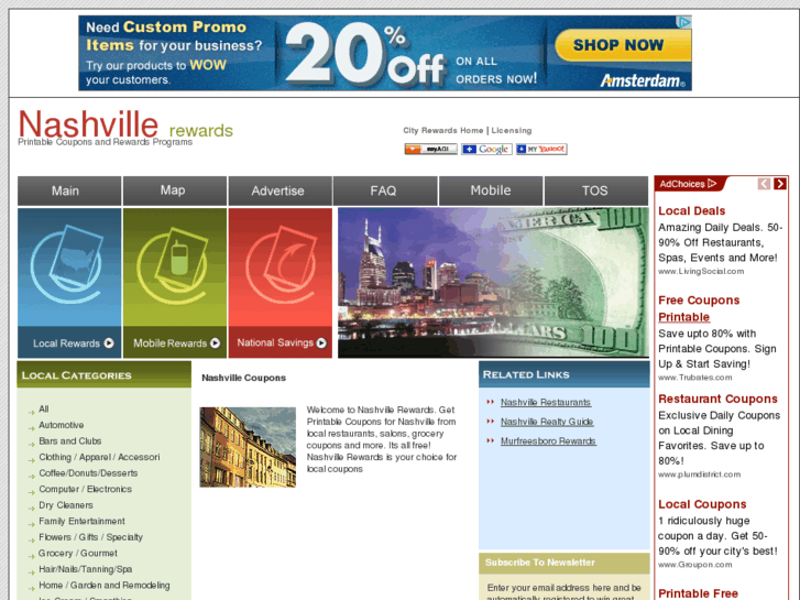 www.nashvillerewards.com