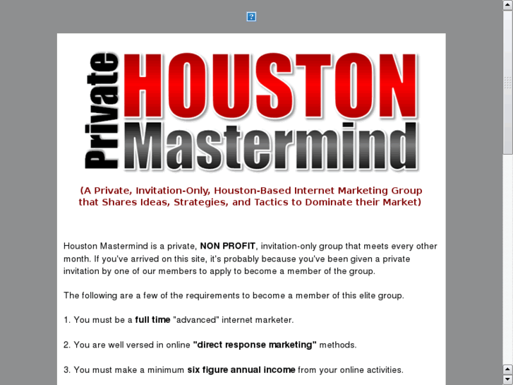 www.privatehoustonmastermind.com