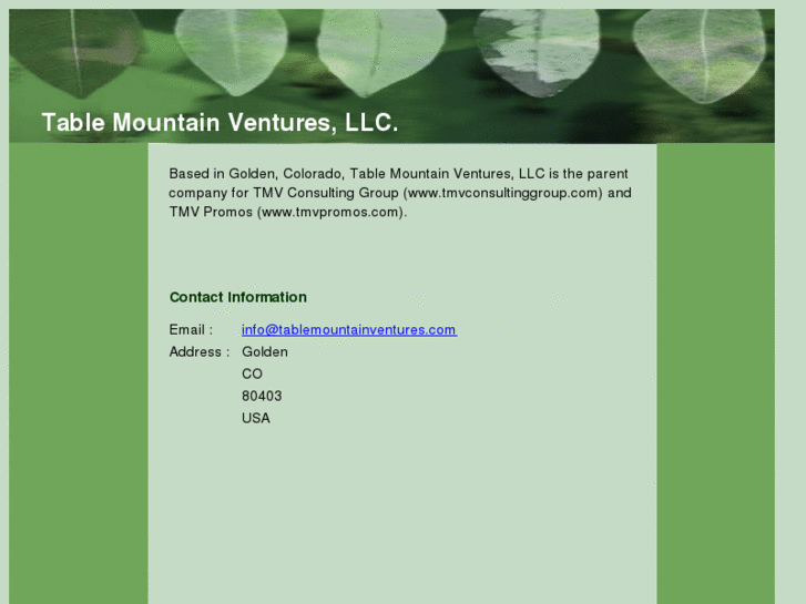 www.tablemountainventures.com