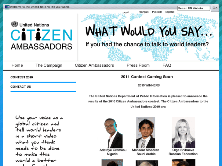 www.uncitizenambassadors.org