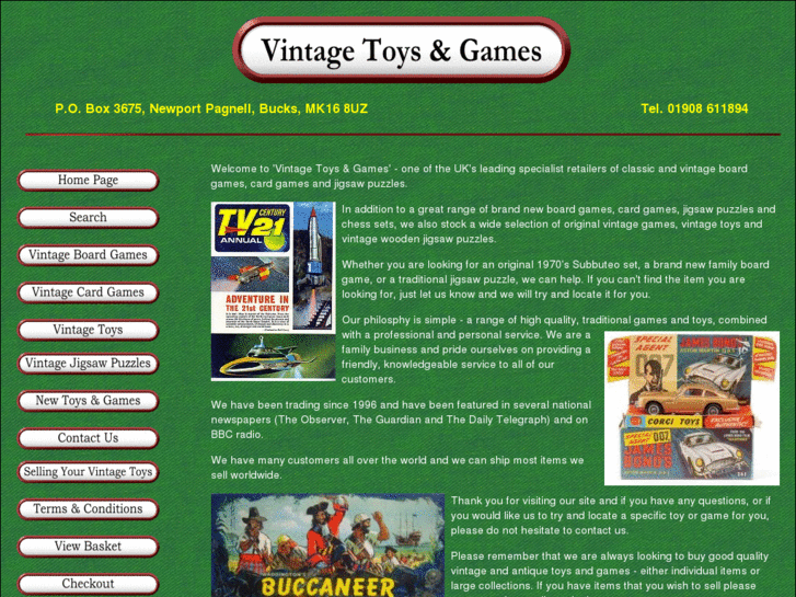 www.vintagetoysgames.co.uk