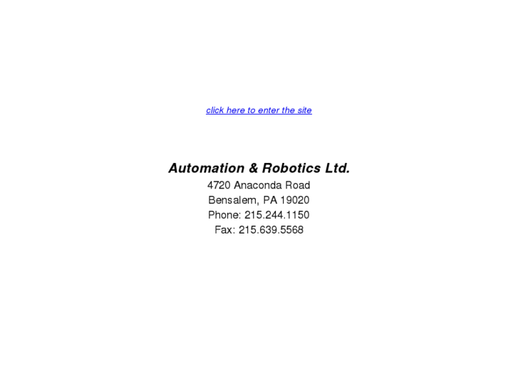 www.automationandroboticsltd.com