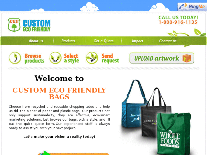 www.customecofriendlybags.com