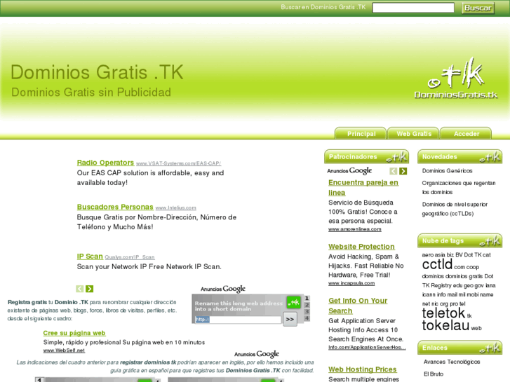 www.dominiosgratis.tk