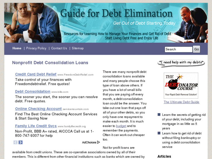 www.guidefordebtelimination.com