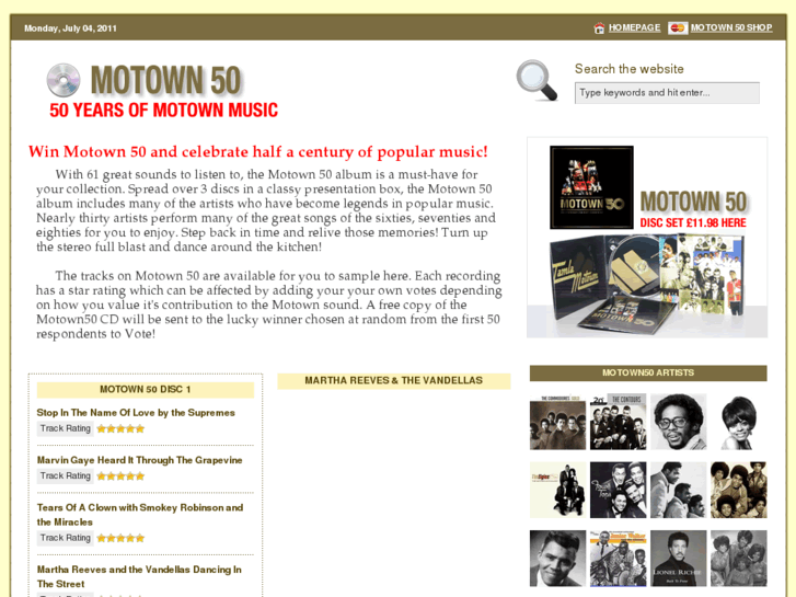 www.motown50.info