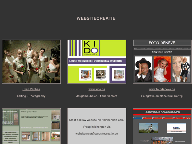 www.websitecreatie.be