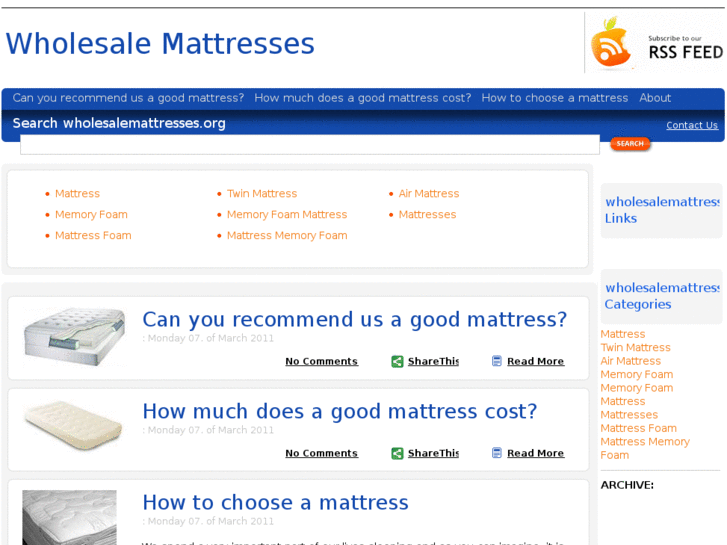 www.wholesalemattresses.org