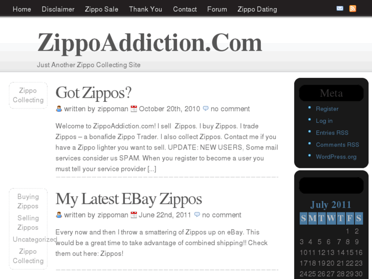 www.zippoaddiction.com